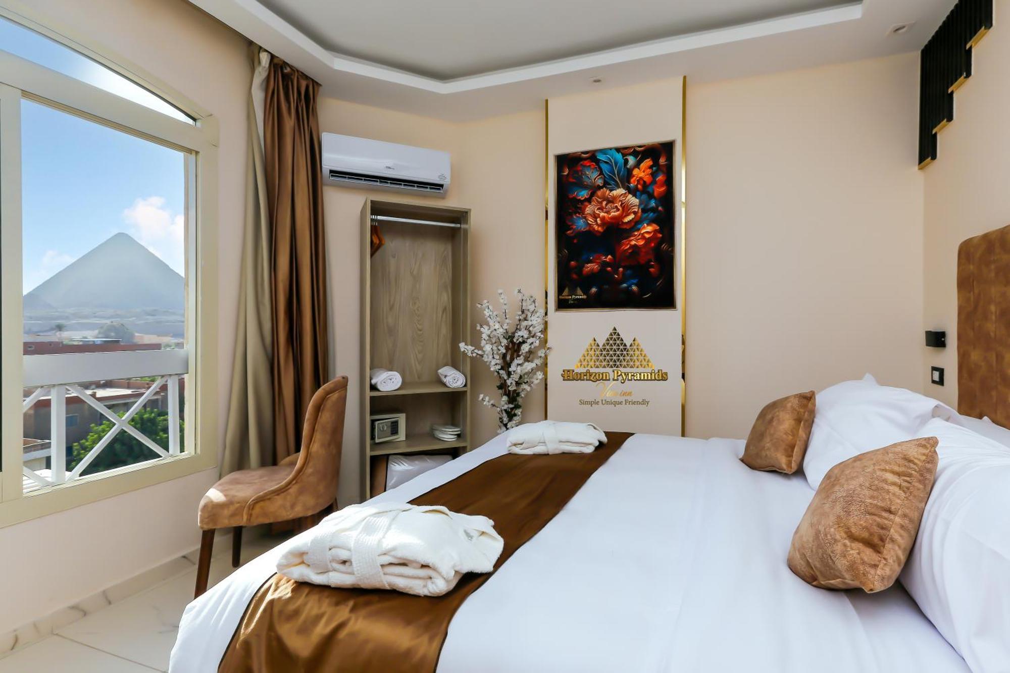 Horizon Pyramid View Inn Kafret el-Gabal エクステリア 写真