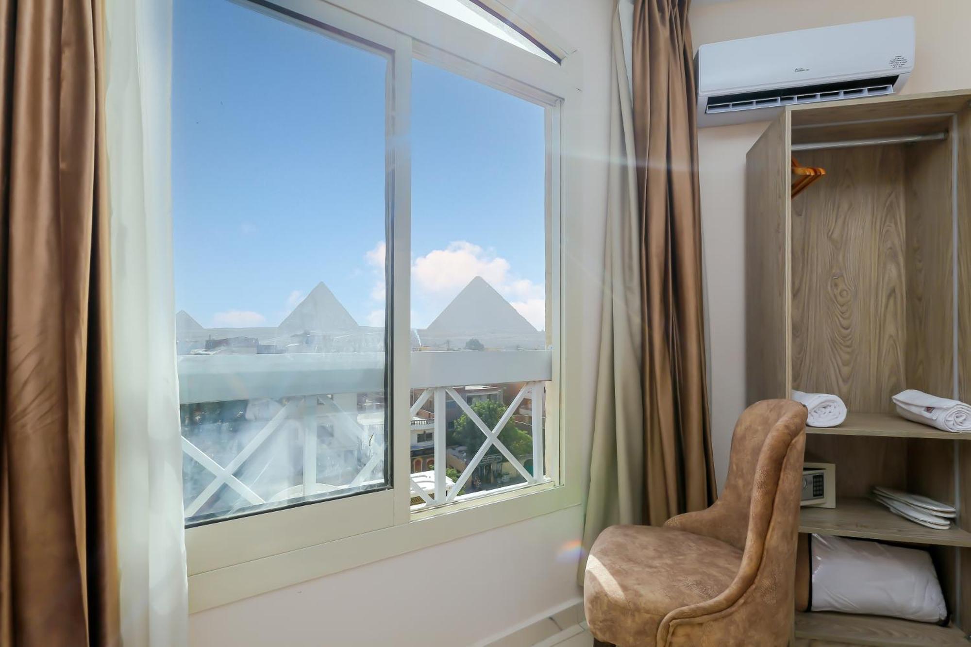Horizon Pyramid View Inn Kafret el-Gabal エクステリア 写真