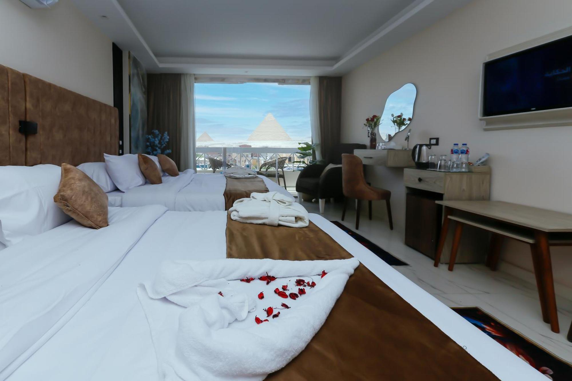 Horizon Pyramid View Inn Kafret el-Gabal エクステリア 写真