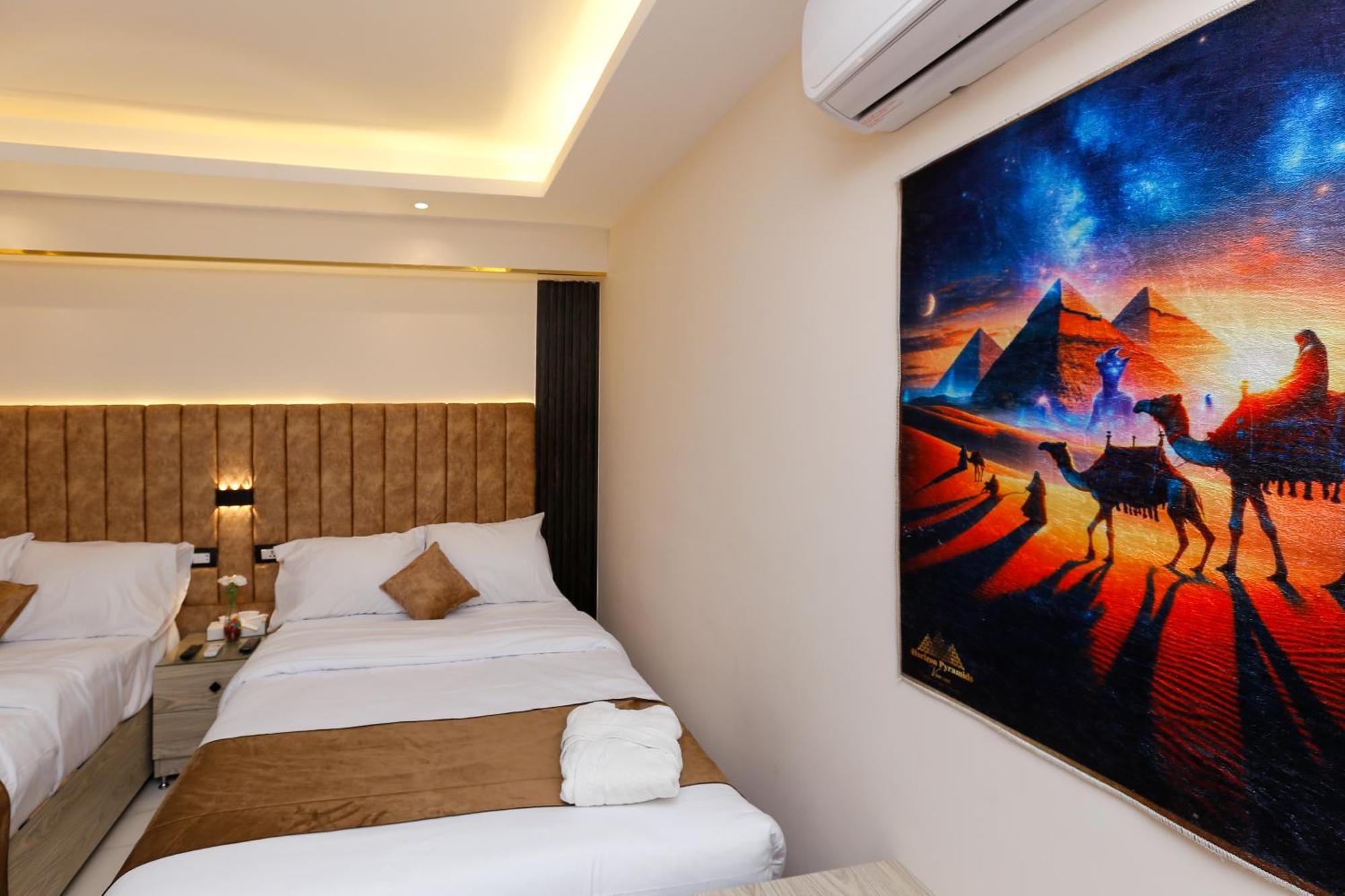 Horizon Pyramid View Inn Kafret el-Gabal エクステリア 写真