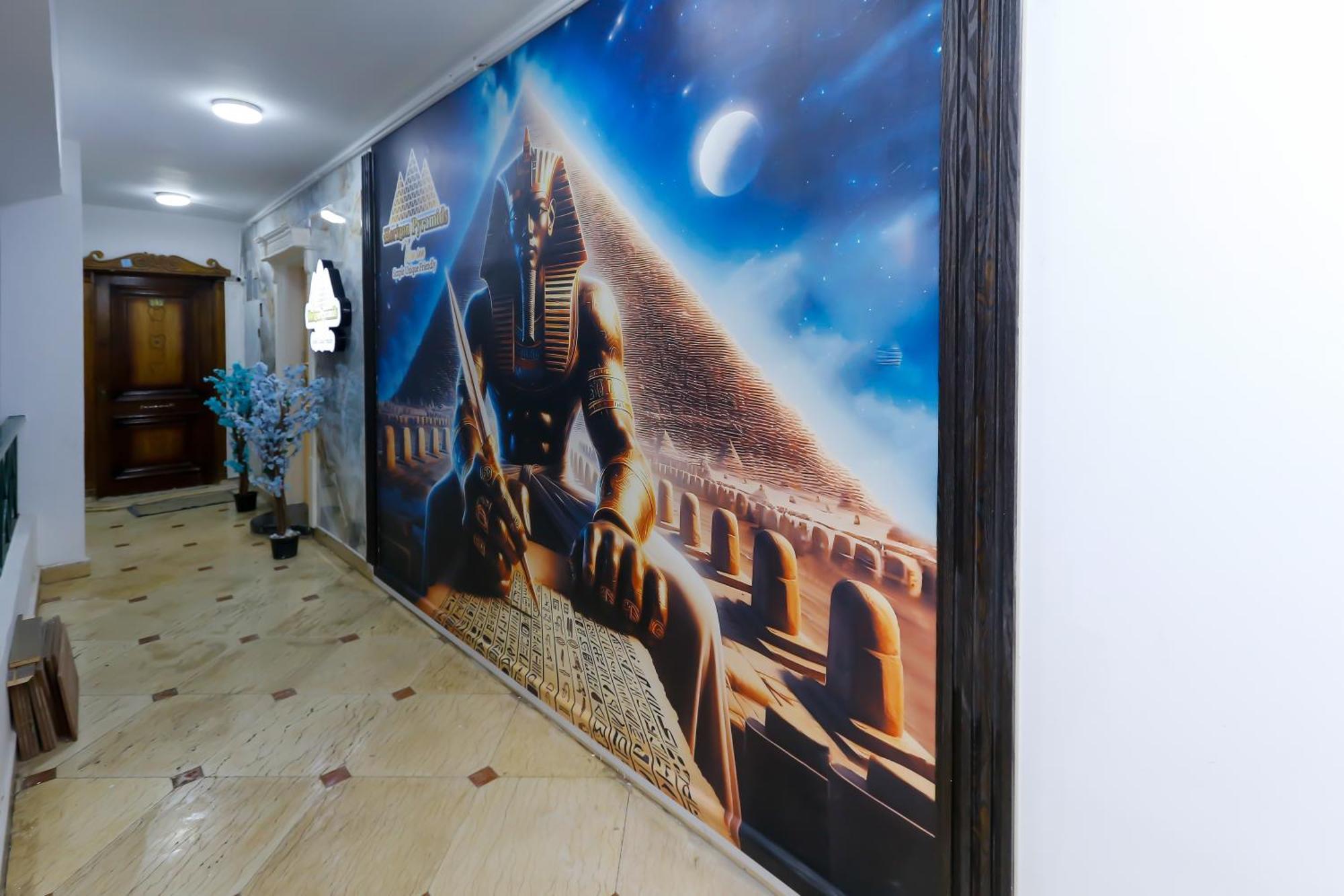 Horizon Pyramid View Inn Kafret el-Gabal エクステリア 写真